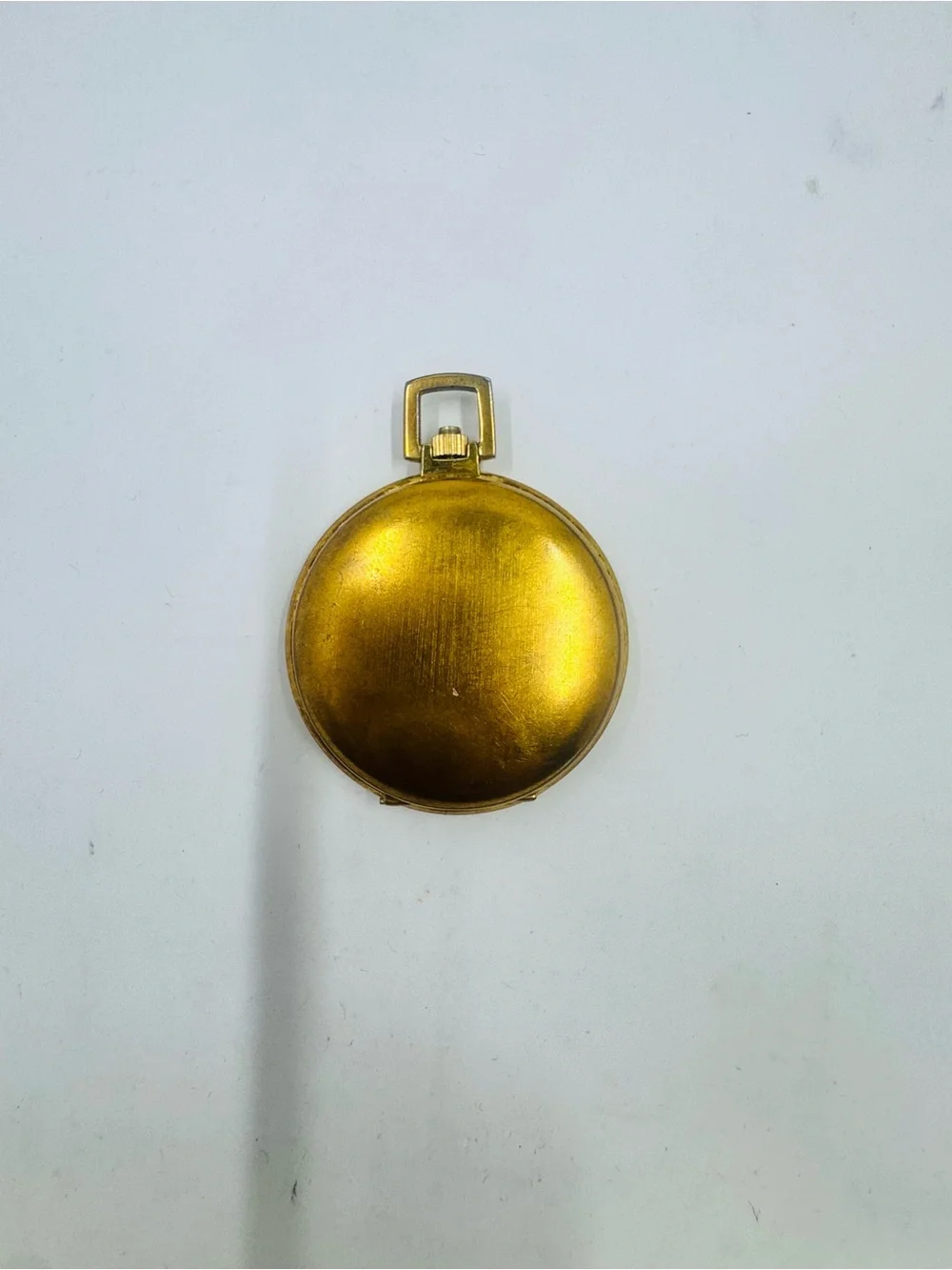 Vintage Aspen Gold Pocket Watch with Day-Date